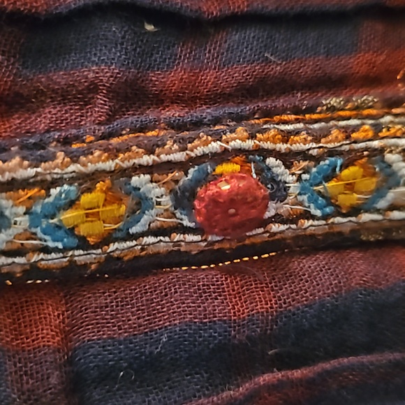 NWOT Sundance Zinnia Plaid Top Size Large. - Picture 4 of 9